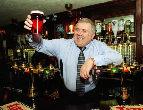 Martin Goulding of The Original Oak was celebrating after being named Barman of the Year.