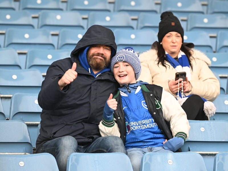 Fratton Park was a sell out as 20,611 supporters were in attendance for Pompey’s FA Cup clash against Arsenal on Sunday.