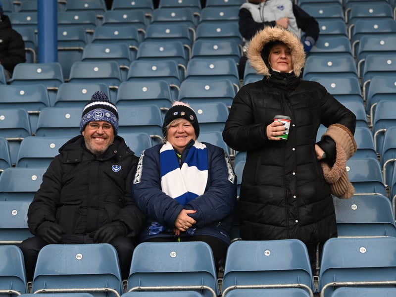 Fratton Park was a sell out as 20,611 supporters were in attendance for Pompey’s FA Cup clash against Arsenal on Sunday.