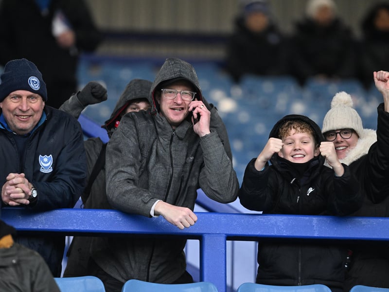 Fratton Park was a sell out as 20,611 supporters were in attendance for Pompey’s FA Cup clash against Arsenal on Sunday.