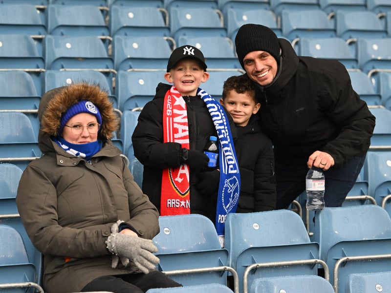 Fratton Park was a sell out as 20,611 supporters were in attendance for Pompey’s FA Cup clash against Arsenal on Sunday.