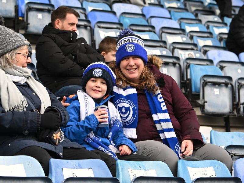 Fratton Park was a sell out as 20,611 supporters were in attendance for Pompey’s FA Cup clash against Arsenal on Sunday.
