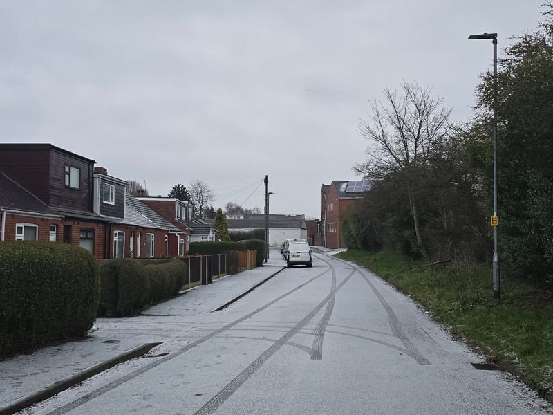 Ryhill in Wakefield enjoyed an equally light dusting overnight.