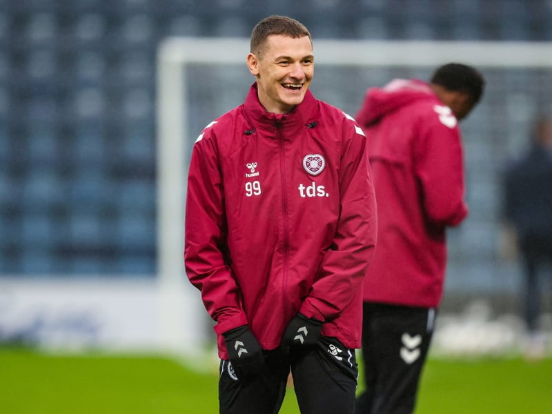 Another of Hearts' winter signings, Chesnokov has been working on his fitness since his arrival in the capital and will hope to feature in the matchday squad against Hibs.