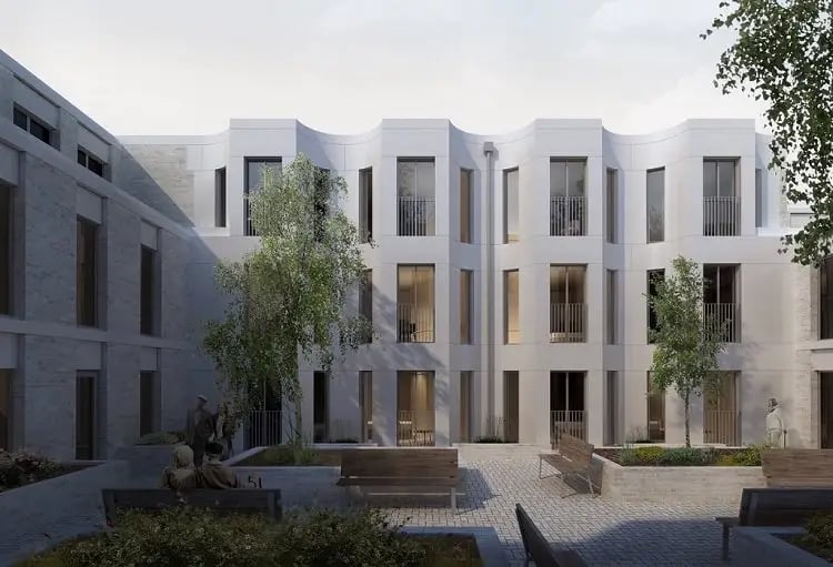 Developers have been given the green light for this Graigmillar project to create 64 assisted living apartments, an 88 room dementia care centre, a 164 bed student residence and 164 m² of commercial space.