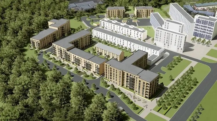 The latest phase in this Granton development has now received planning permission. It will comprise 211 homes.