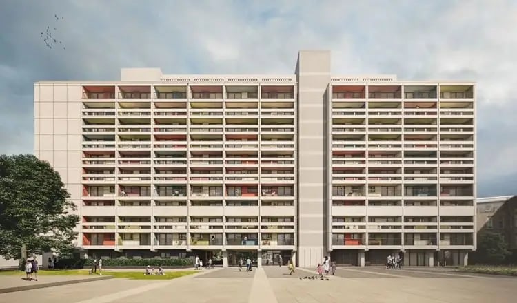 Planning chiefs have given the green light to retrofit and refurbish the of A-listed Linksview House, built in 1967, to create 98 new homes in Leith.