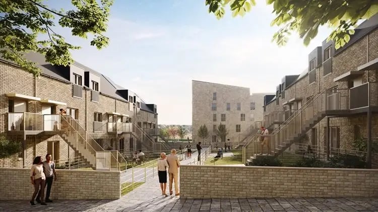 This project to build 236 homes and commercial units on 17 acres of land in Newcraighall is currently under construction and set to be completed by 2029. 