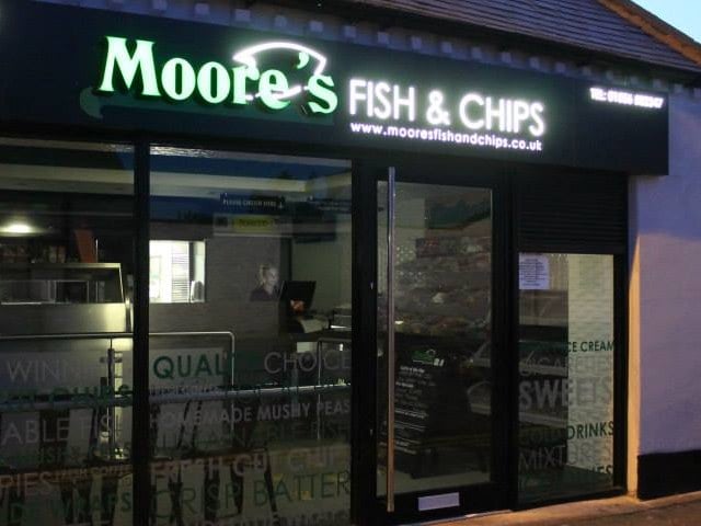 Moore’s Fish and Chips, Castle Douglas, Dumfries & Galloway made the top takeaways list.