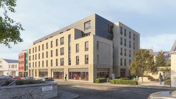 This 112 bed student development in Pilrig was initially refused planning permission but was approved on appeal. It is now under construction and expected to be completed by May 2027.