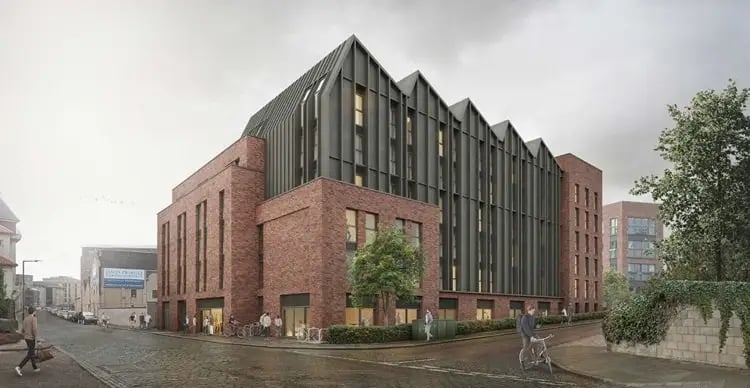 This development in the Bonnington area of Edinburgh would create a 172 students bedrooms along with a commercial space. Panning permission was refused and an appeal has now been lodged by developers.