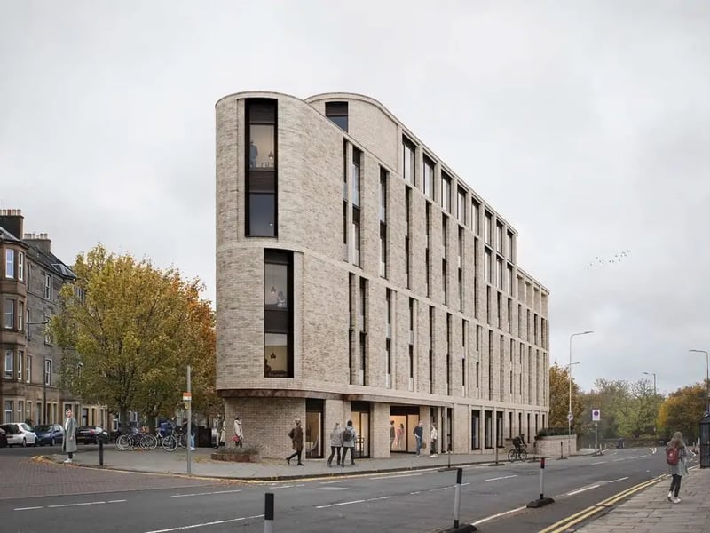 This development at Fountainbridge to build a 206 bed student residence and a commercial/community unit has been approved by planning chiefs.