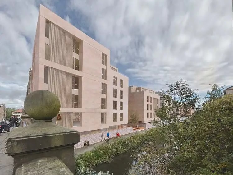 Plans for this 148 bed student residence in Fountainbridge have been approved.
