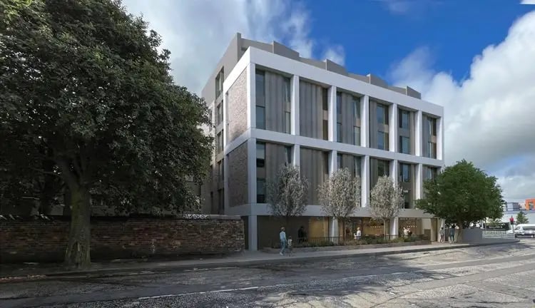 Planning for this 80 bed student residence in Gorgie has now been approved.