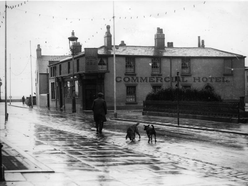 The Commercial Hotel on the corner of Waterloo Road and Commercial Road ( now Commercial Street) near the junction with the Promenade