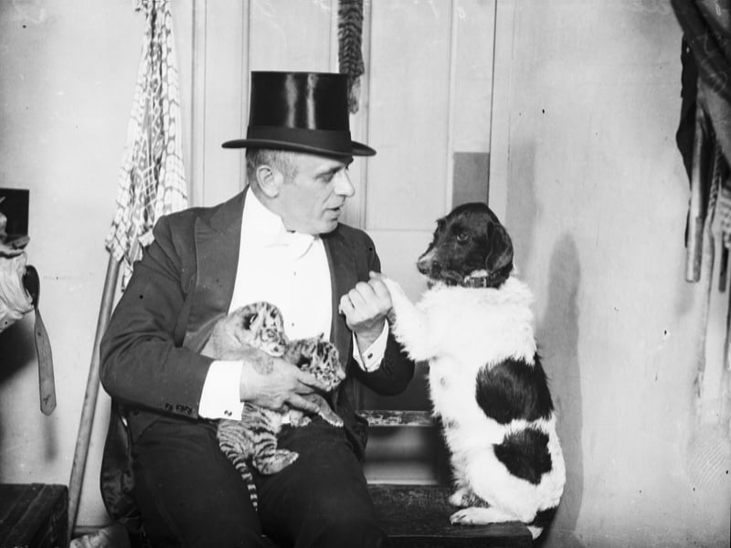 George Lockhart - Blackpool Tower Circus Ringmaster for over 30 years until his retirement in 1946
