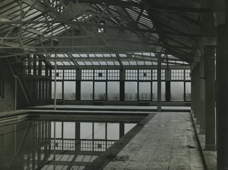 New swimming baths at Norbreck Hydro, Blackpool, taken in February 1931