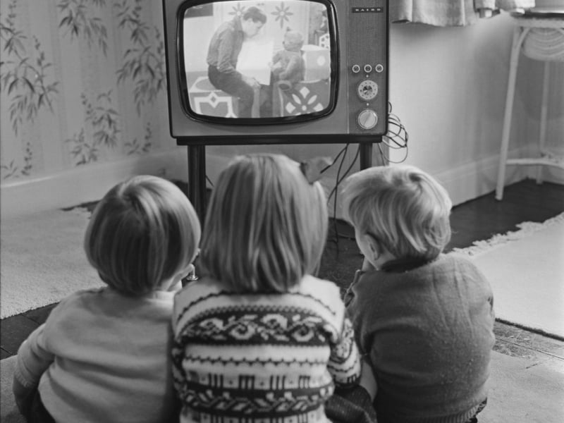 You might say this phrase, suggested by Sandra Hope, if someone's standing in front of the TV, blocking your view. It basically means they're more like a door than a window, as you can't see through them.