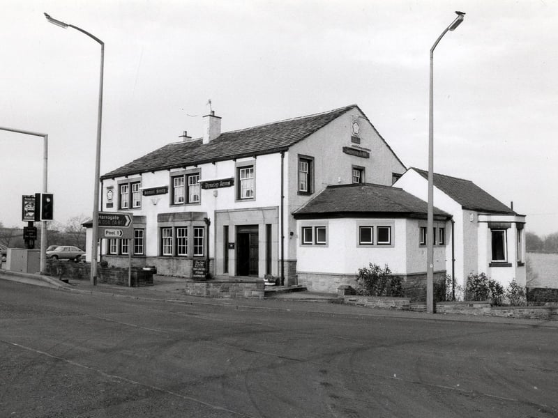 The Dyneley Arms pub at the junction of Leeds Road and Pool Bank New Road.
