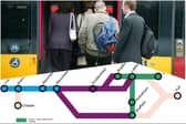 A newly revealed map shows how Northern Powerhouse Rail will be built in phases (Photo/Image: Getty Images/Northern Powerhouse Partnership)