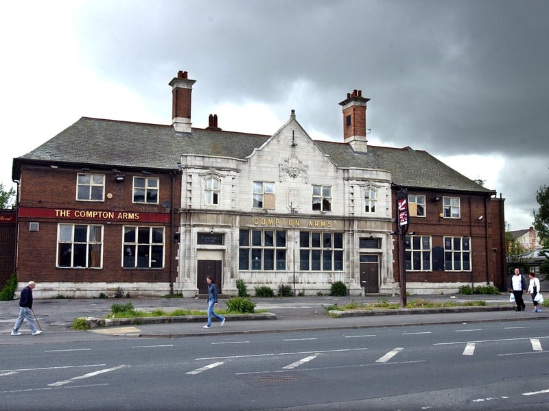 The Compton Arms pub on Compton Road pictured in May 2003 before it was demolished.