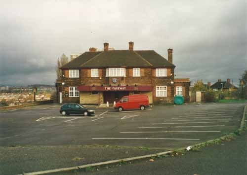 The Fairway pub on Oak Tree Drive near the junction with Foundry Approach pictured circa 1990s. It closed in 2010 and was demolished in 2011.