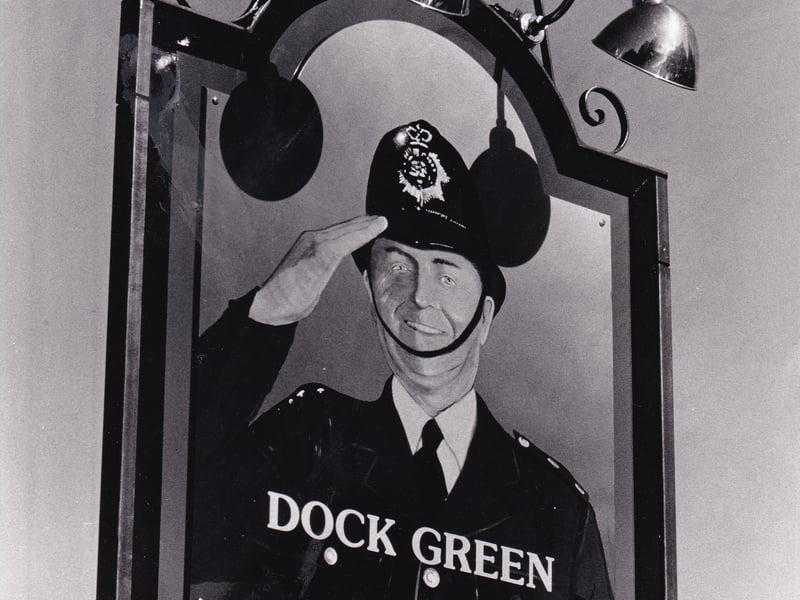 ‘Evening All’ was the motto at the Dock Green Inn on Ashley Road. The former local police station turned boozer was first opened in the mid-1960s by Jack Warner, who played the kindly police sergeant in Dixon of Dock Green.