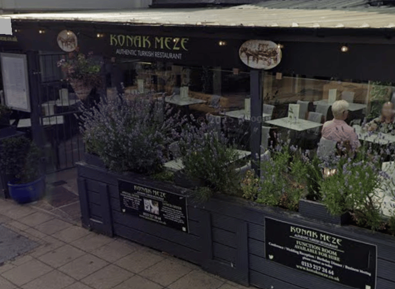 Konak Meze Turkish Restaurant at 9 - 11 Town Street, Horsforth, was rated on December 12.
