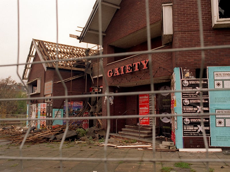 The Gaiety was ahead of its time when it opened in the 1970s. It closed its doors for the last time in the 1990s but stood derelict for many years before being demolished.