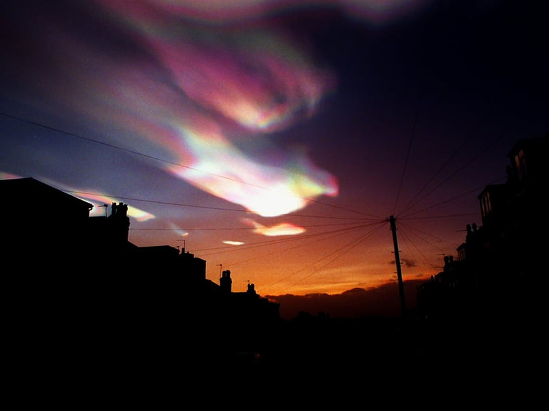 YEP photographer Richard Moran captured these freak cloud conditions on a Friday evening from the back streets of Harehills.