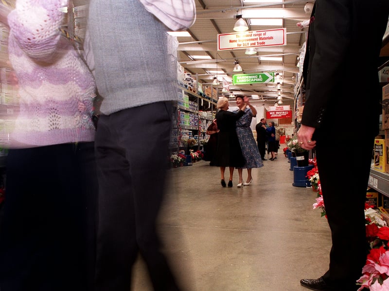 The over 60s enjoyed a Valentine's dance at a special event held at B&Q's Killingbeck store.