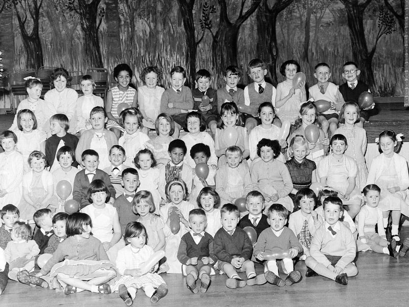 A Christmas party for the Children of members of Broomhouse Community Association in St Joseph's School in December 1964.