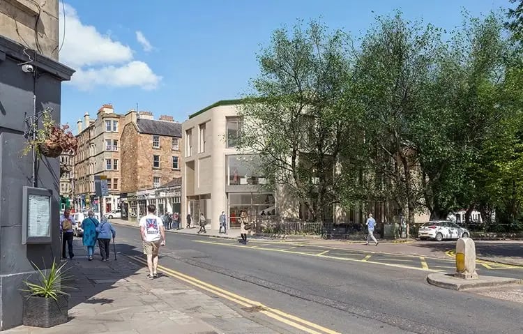 Planning approval has also been received for this 11 room boutique hotel on Morningside Road complete with a restaurant, bar and bakery.