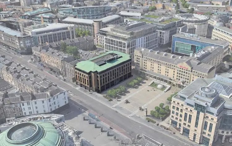 This three star Premier Inn on Lothian Road has had planning approved and will turn a 1980s office building into a 195 room hotel, a restaurant and a bar.