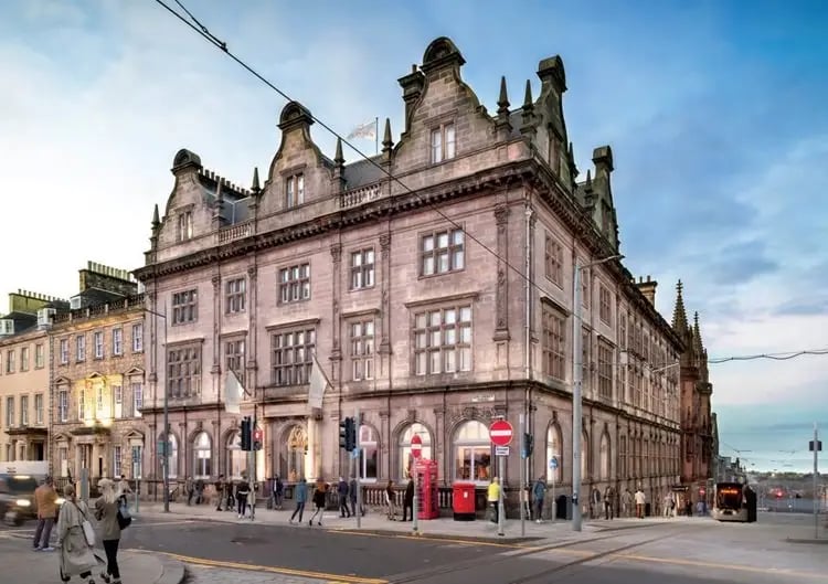 This £48 million hotel on St Andrew Square should be finished by the end of the year. It will have 172 rooms, a restaurant and bar.