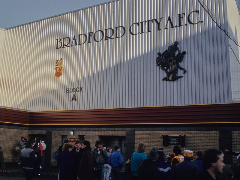 Bradford City's Valley Parade stadium reopens in December 1986 following redevelopment after the tragic fire the previous year