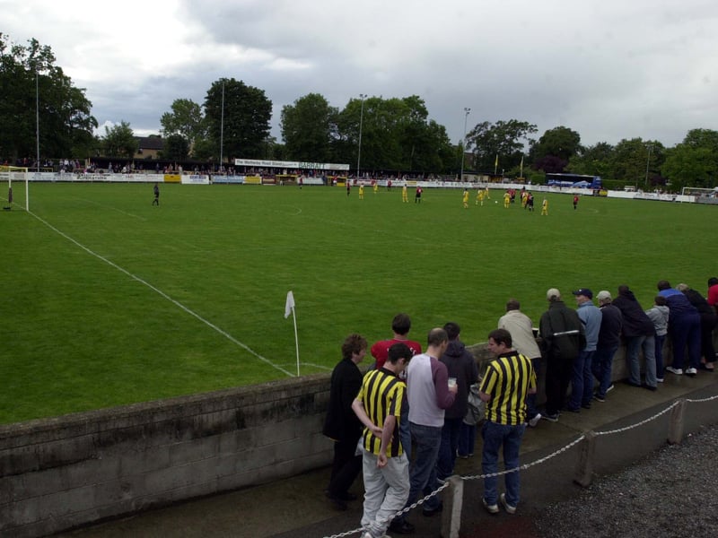 Harrogate Town's Wetherby Road ground in July 2002