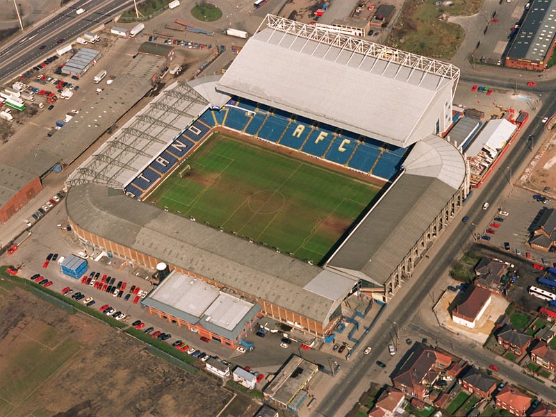 Leeds United's Elland Road home in 1996