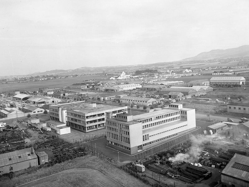 The Sighthill Industrial Estate in August 1964.