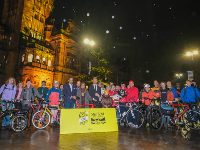 Sheffield celebrates the announcement that the Tour de France will return to the Steel City in 2027. The second stage of the women's race will end in Sheffield after a race through the Peak Districts and across Snake Pass. 
