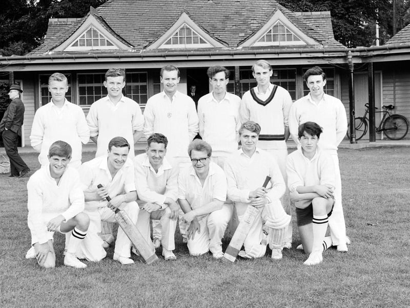 The Royal Botanic Gardens cricket team in July 1965.