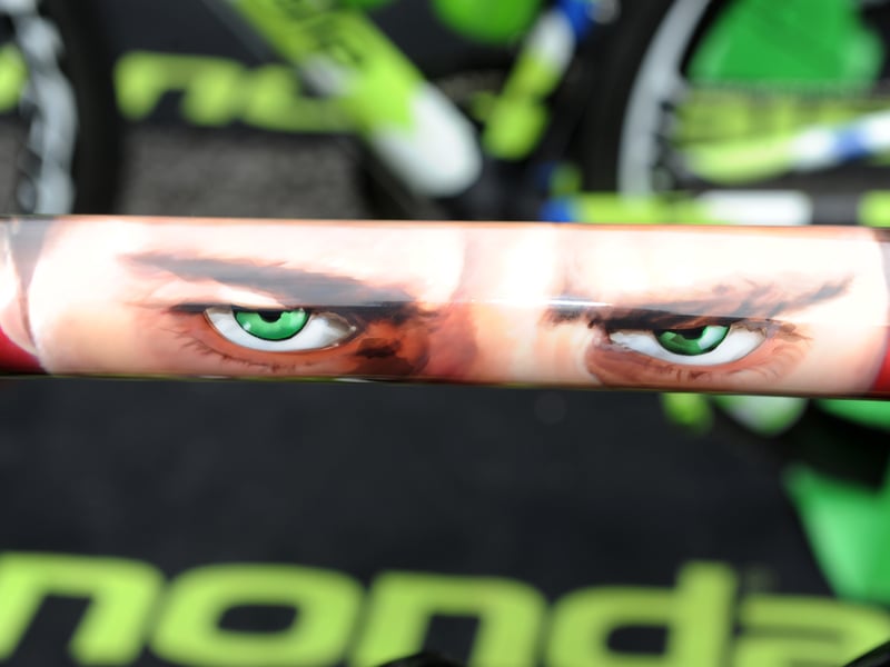 Peter Sagan's Cannondale at the Grand Depart.