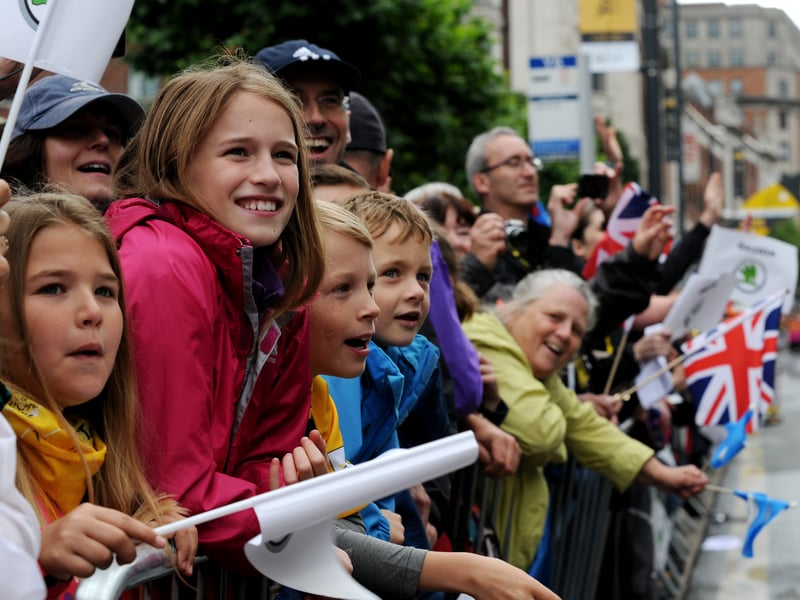 Were you among the crowds in the city centre?