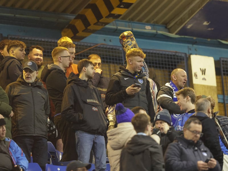 Brilliant pictures of Portsmouth faithful backing side at Sheffield Wednesday