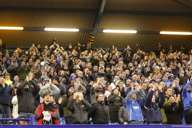 Brilliant pictures of Portsmouth faithful backing side at Sheffield Wednesday