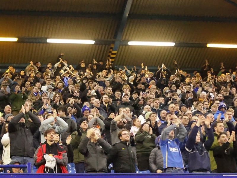 Brilliant pictures of Portsmouth faithful backing side at Sheffield Wednesday