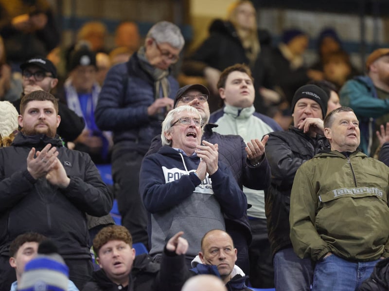 Brilliant pictures of Portsmouth faithful backing side at Sheffield Wednesday
