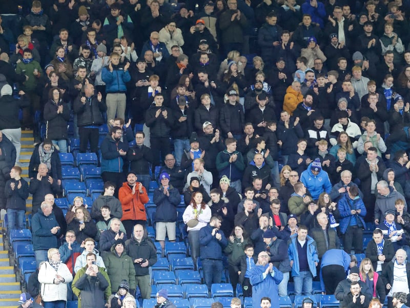 Brilliant pictures of Portsmouth faithful backing side at Sheffield Wednesday