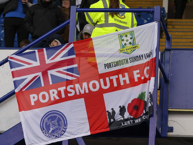 Brilliant pictures of Portsmouth faithful backing side at Sheffield Wednesday