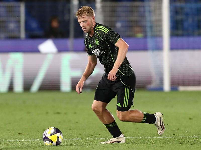 Recalled from his successful loan spell at Motherwell last week, the Scottish defender was given a start in the weekend win over Auchinleck Talbot, but won't make the trip to Bologna due to ineligibility. He wasn't included in Celtic's Europa League squad for the competition.